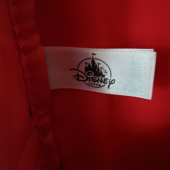 Disney Parks Minnie Mouse Bows Mini Backpack Red Black Travel Bag - Picture 3 of 7